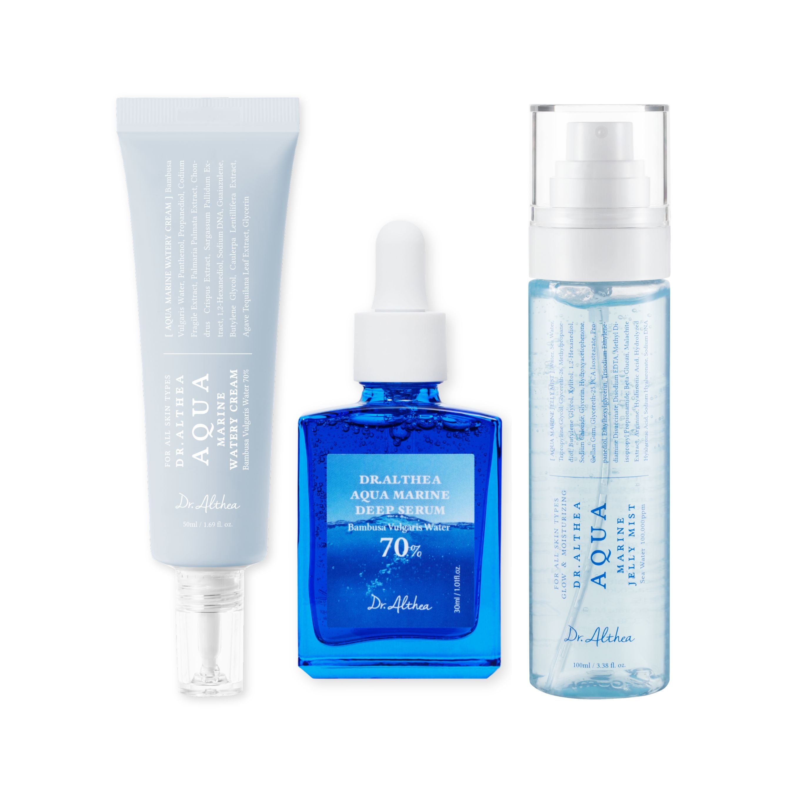 Dr.Alteha Aqua Marine Hydration Trio | Deep Hydration Routine
