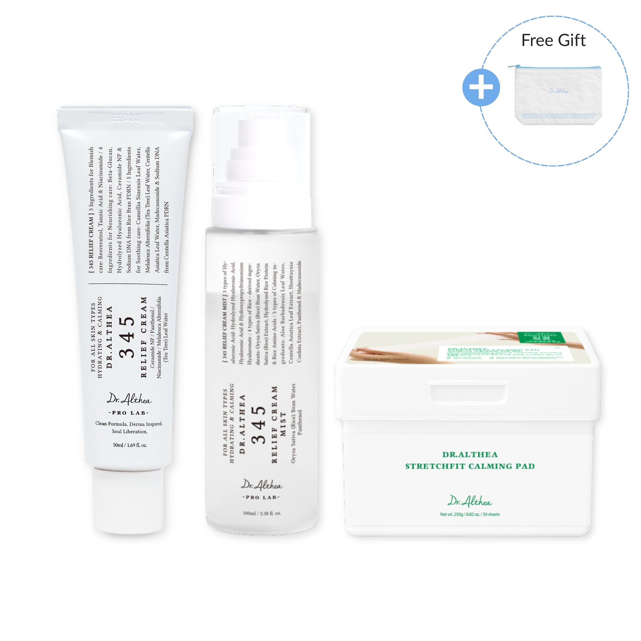 Dr.Althea Calming Relief Set | 345 Relief Cream & Mist Duo
