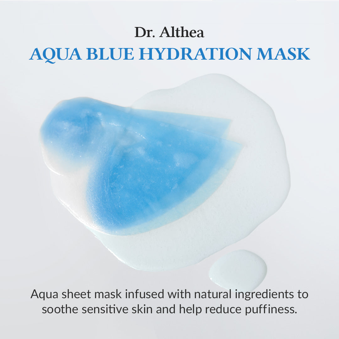 Aqua Blue Hydration Mask (Pack of 4)