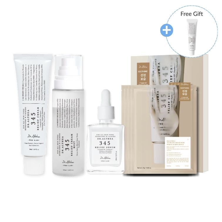 ALTHEA スキンケアセット Dr.Althea 345 Relief Full Routine Set | 4-Step Barrier Care for