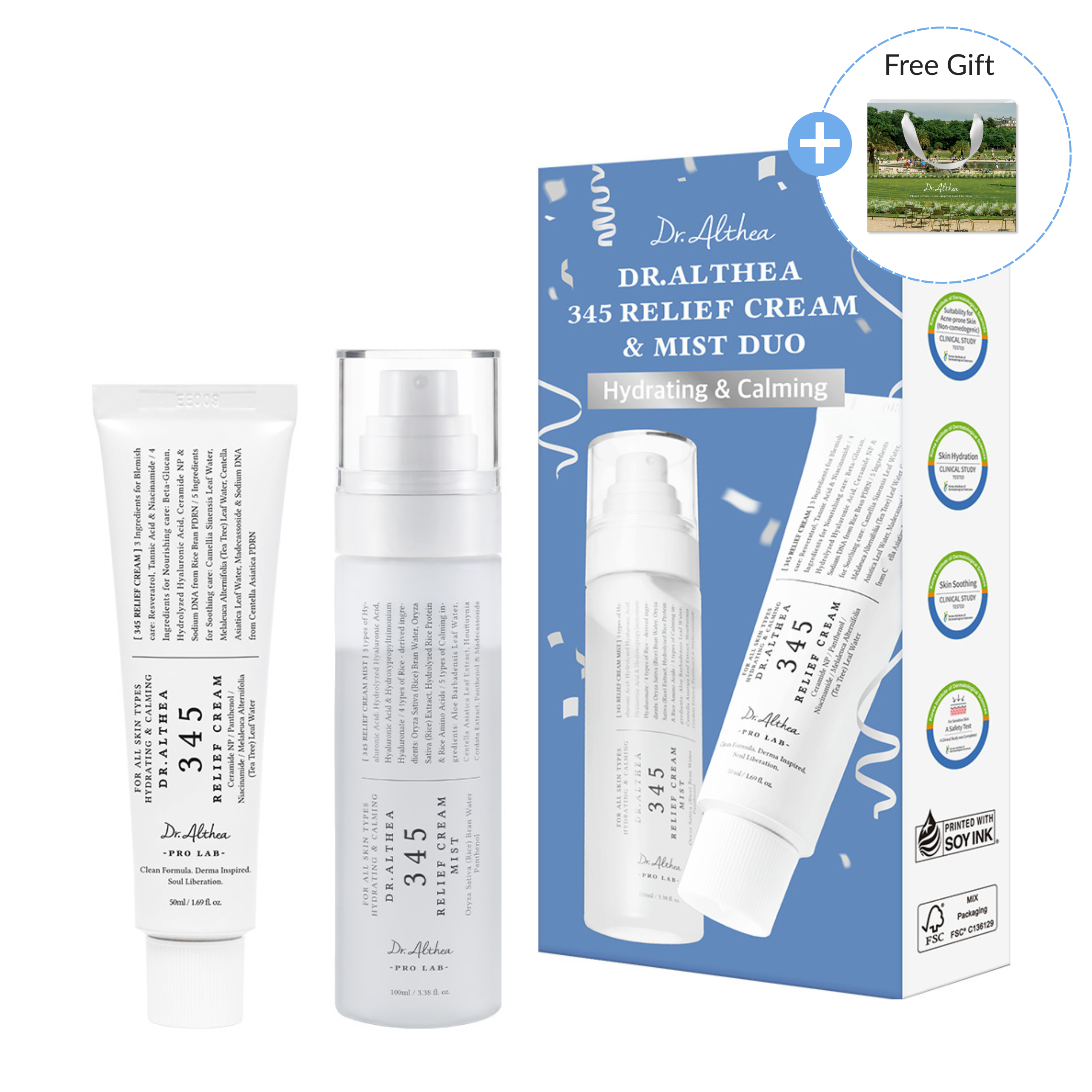 345 Relief Cream & Mist Duo