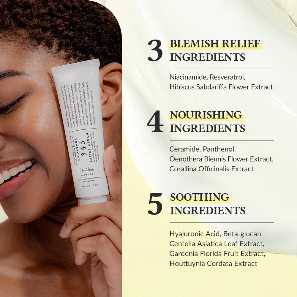 345 Relief Cream - Post acne Cream | Dr.Althea | Korean