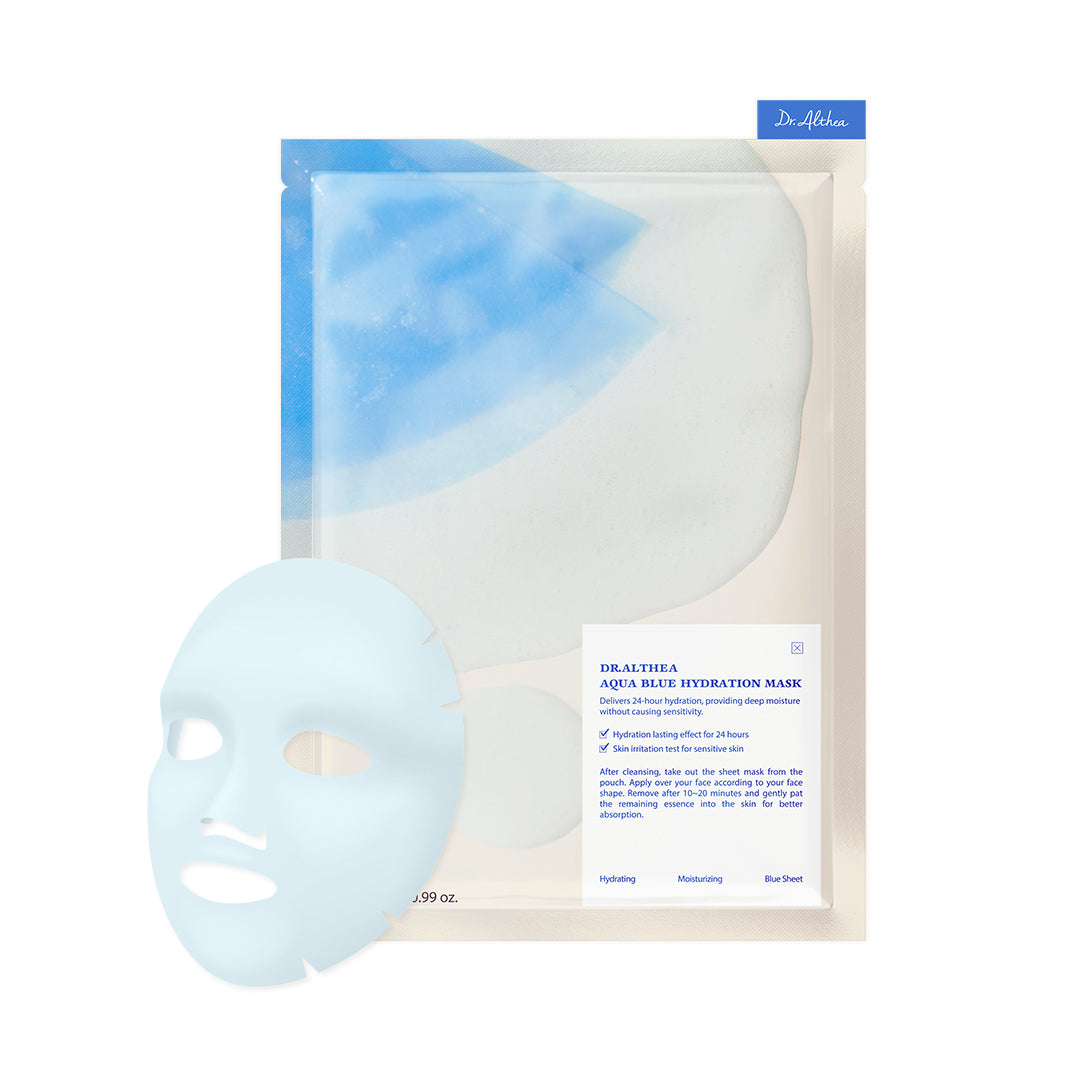 Aqua Blue Hydration Mask (Pack of 4)