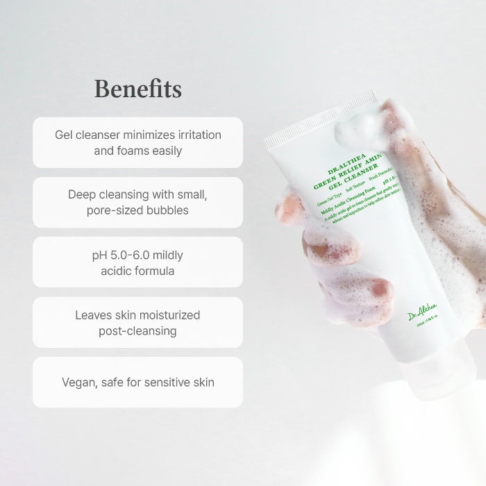 Dr.Althea Green Relief Amino Gel Cleanser | Best Cleanser for Face