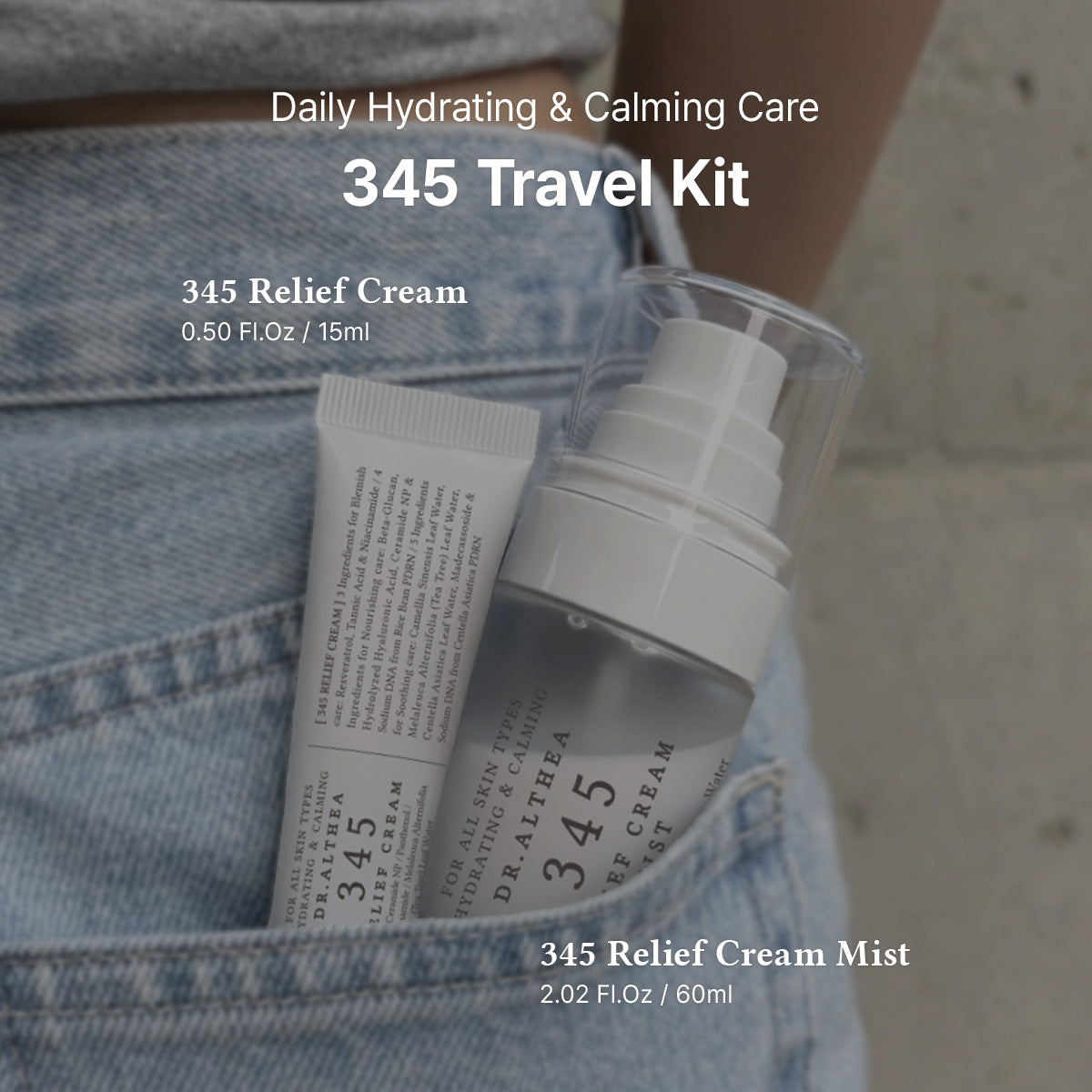 Dr.Alteha 345 Travel Kit | 345 Relief Cream & 345 Relief Cream