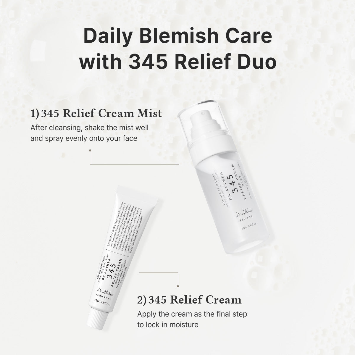 Dr.Alteha 345 Travel Kit | 345 Relief Cream & 345 Relief Cream