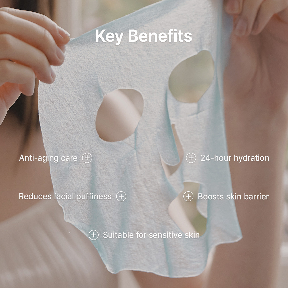 Aqua Blue Hydration Mask (Pack of 4)