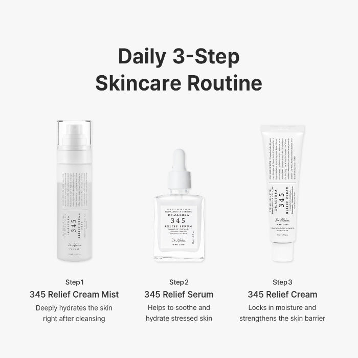 Dr.Althea 345 Relief Trio | Post-Acne Recovery Skincare | Korean