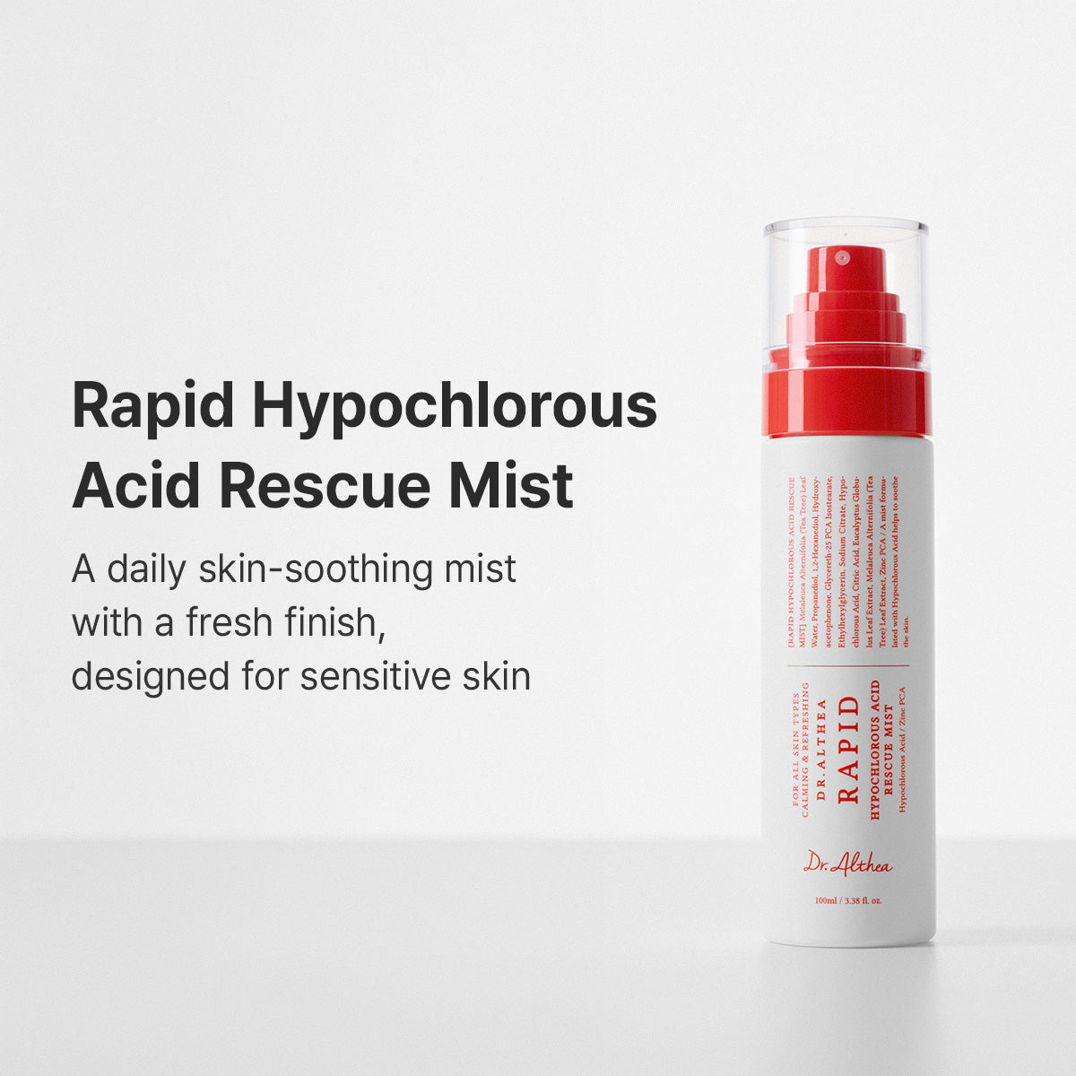 Rapid Hypochlorous Acid Rescue Mist