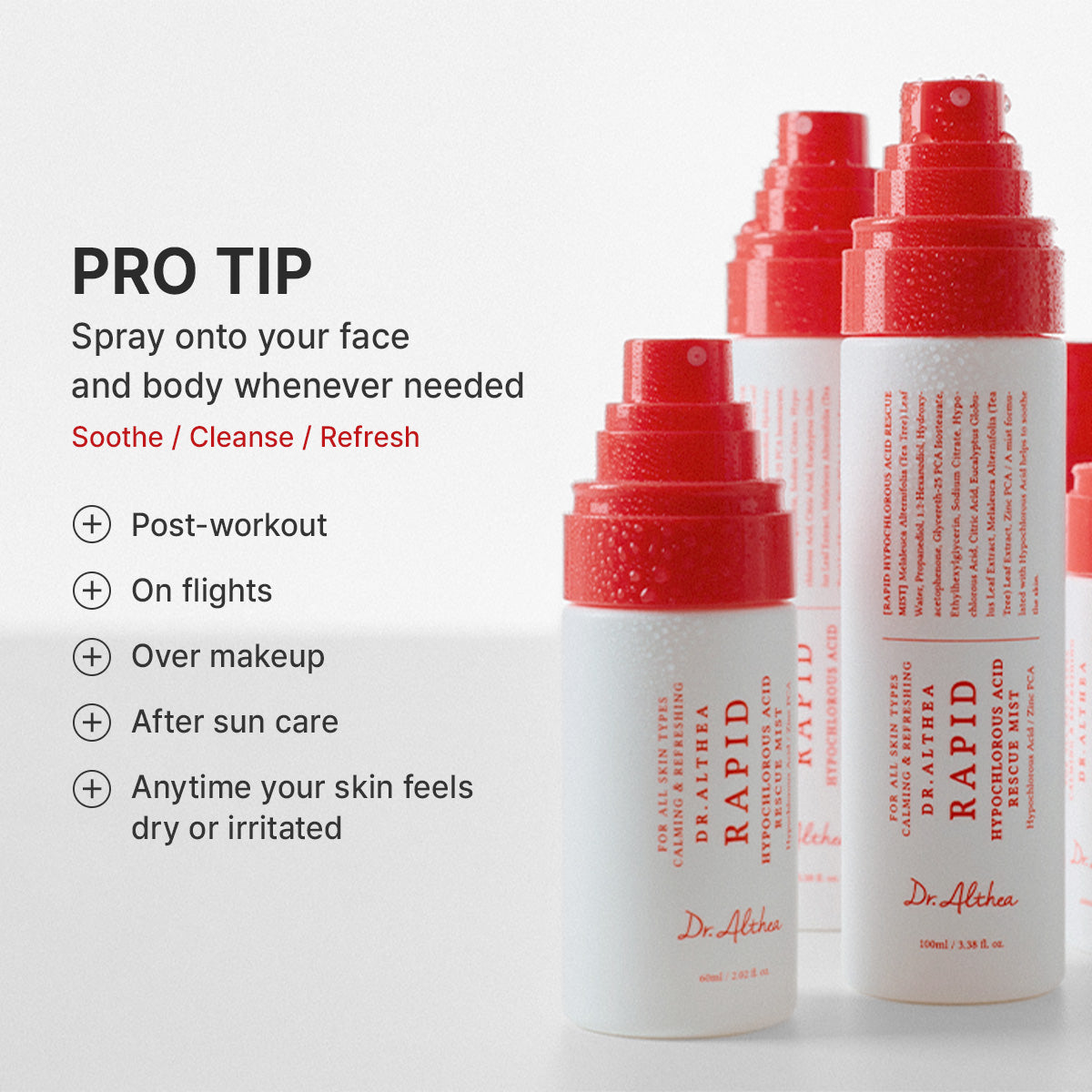 Rapid Hypochlorous Acid Rescue Mist
