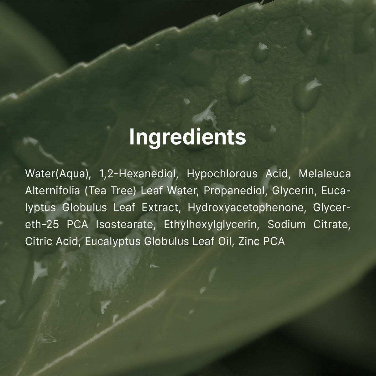 Rapid Hypochlorous Acid Rescue Mist