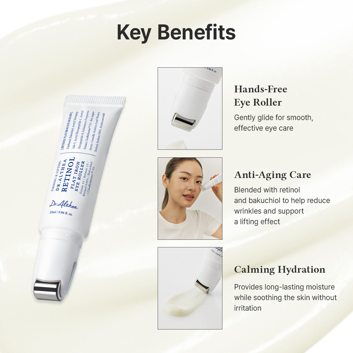 Retinol Flat Iron Eye Roller