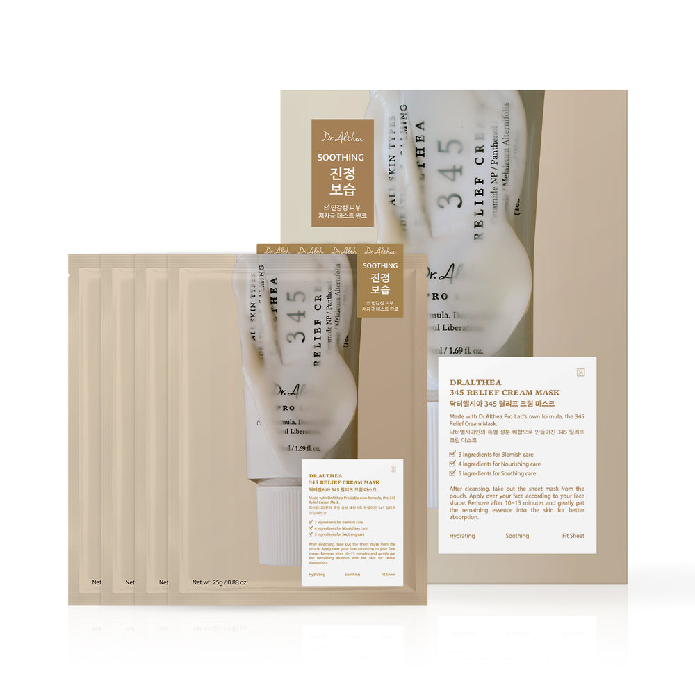 345 Relief Cream Mask (Pack of 4)