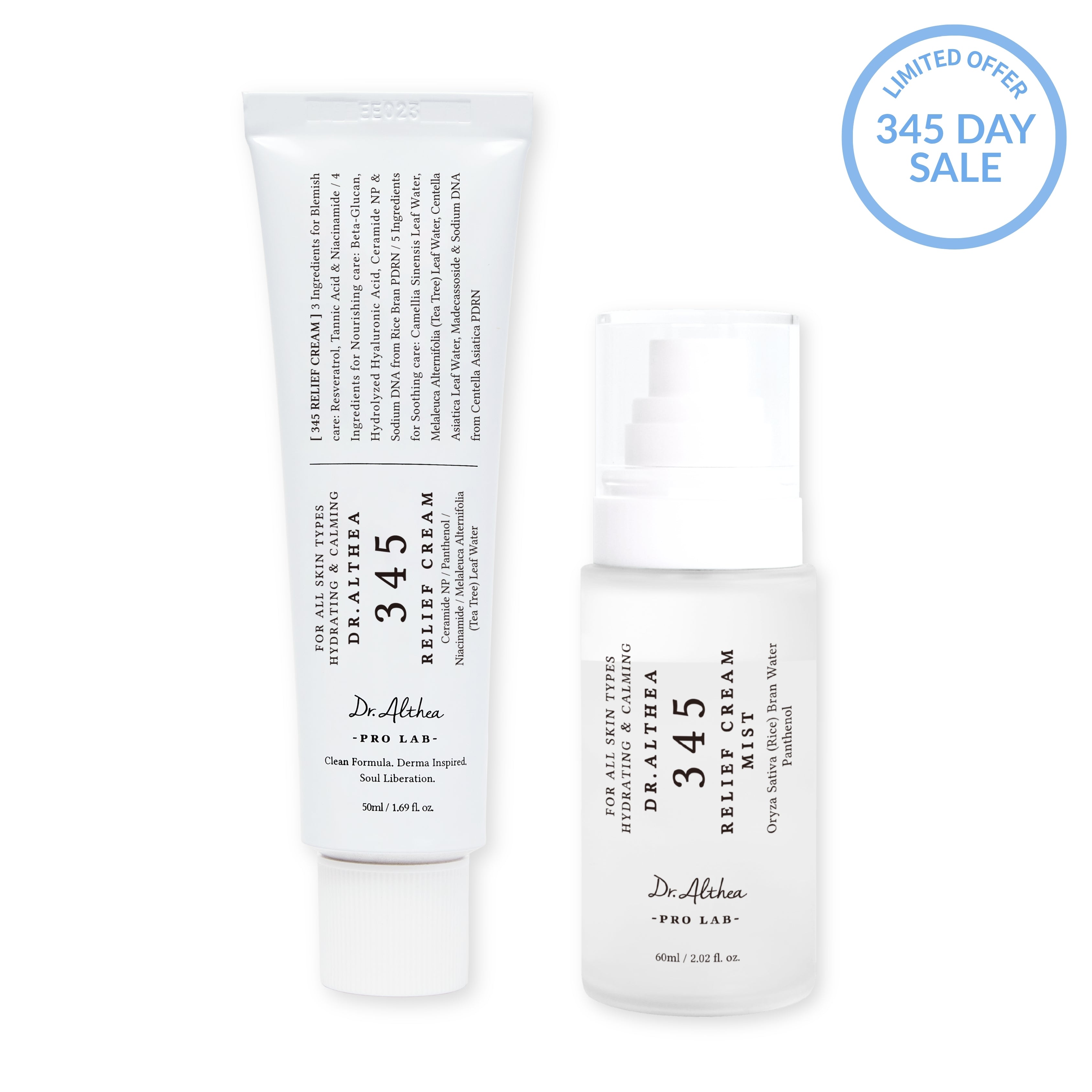 345 Relief Cream Duo (Mist 60ml)