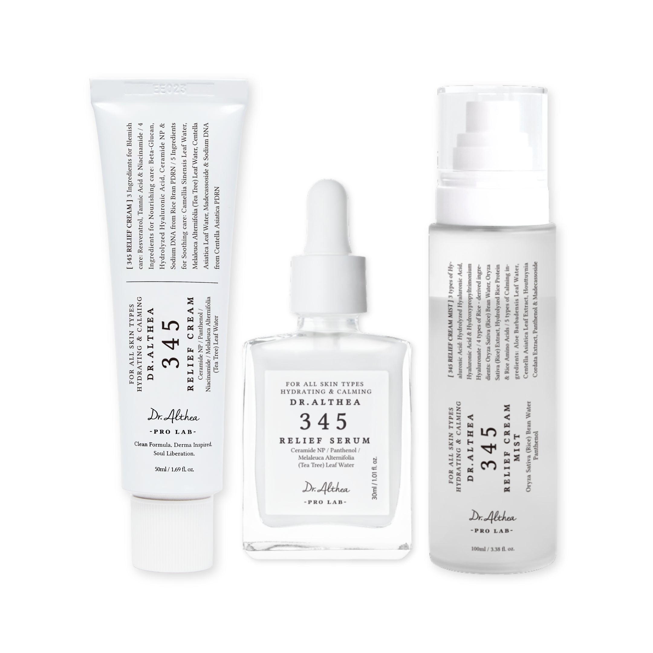 Dr.Althea 345 Relief Trio | Post-Acne Recovery Skincare | Korean