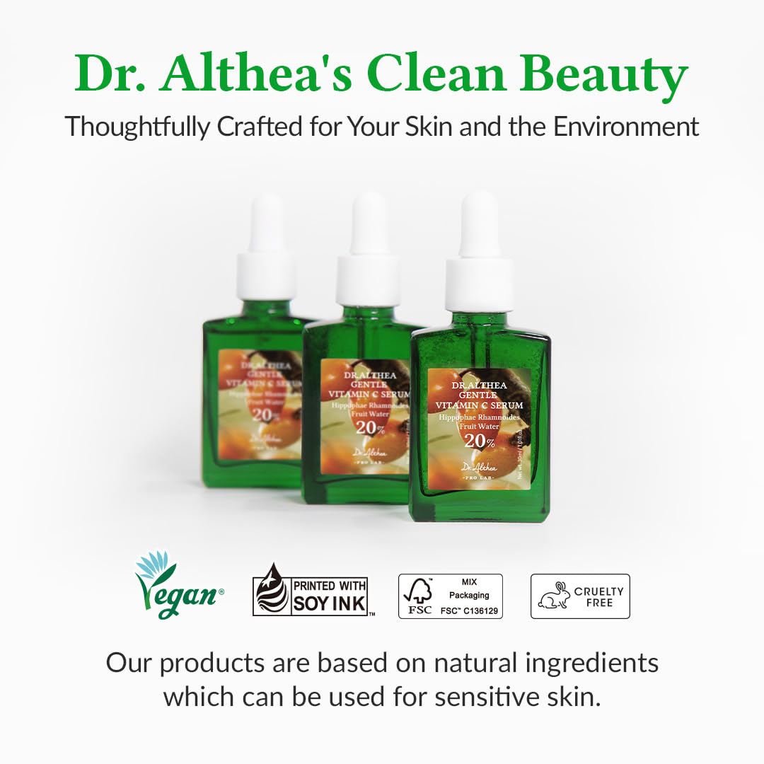 Post Acne Care Set (Gentle) | 345 Relief Cream & Gentle Vitamin C Serum