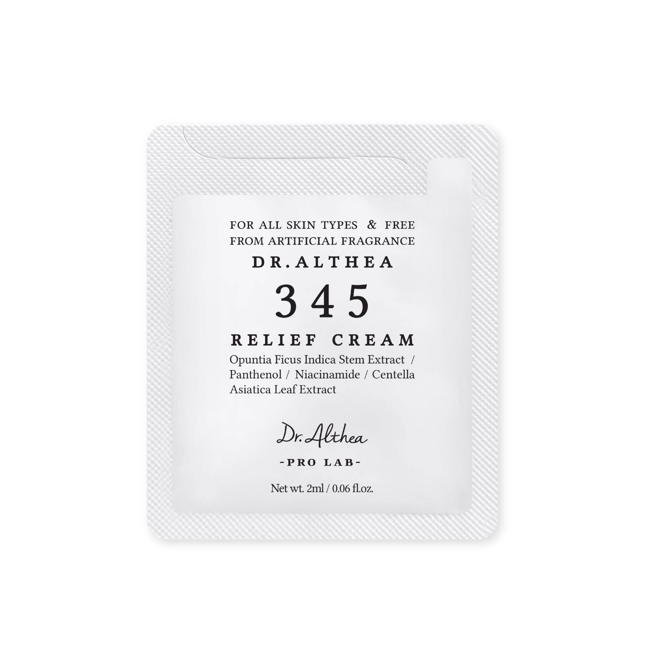 345 Relief Cream Mini Pouch (2ml)